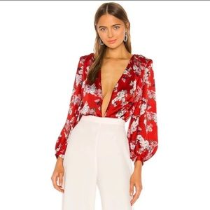 Bronx and Banco Tokio Bodysuit in Red